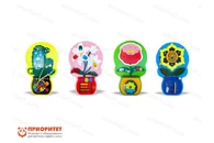 Набор бизибордов «Мой сад» (кактус, ромашка, роза, подсолнух)