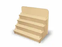 Наполный стеллаж «Веселая выставка»1