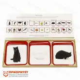 Комплект карточек Монтессори «Кто что ест»1