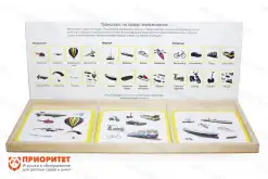 Комплект карточек Монтессори «Транспорт по среде перемещения»1