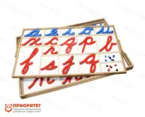 Игровой набор Монтессори «Большой английский подвижный алфавит. Прописные»1