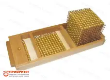 Материал Монтессори для введения количеств (1, 10, 100, 1000)1