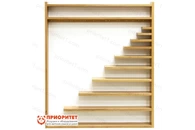 Большой деревянный стенд Монтессори