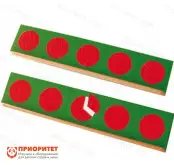 Металлические дроби-вкладыши Монтессори с двумя подставками1