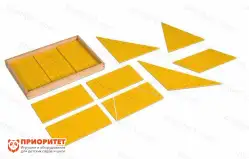 Игровой набор Монтессори «Треугольники для построения площадей»1