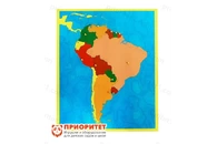 Игровой набор Монтессори «Карта Южной Америки»