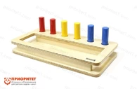 Коробочка Монтессори с цилиндрами – вкладышами