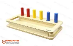 Коробочка Монтессори с цилиндрами – вкладышами1