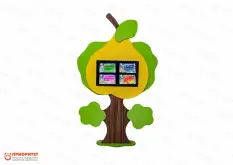 Интерактивная развивающая пристенная панель «Груша»1