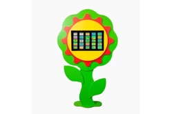 Интерактивная развивающая пристенная панель Цветок Интерактивная развивающая пристенная панель Цветок1