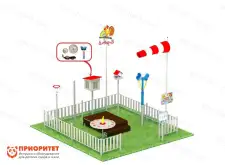 Метеорологическая площадка «Ретро №1» (металлическая)1