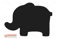 Фигурная грифельная меловая доска «Слоник»