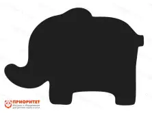 Фигурная грифельная меловая доска Слоник1