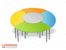 Стол растущий на регулируемых ножках В кругу друзей1