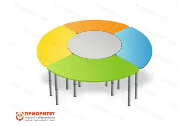 Стол растущий на регулируемых ножках «В кругу друзей» Стол растущий на регулируемых ножках «В кругу друзей»