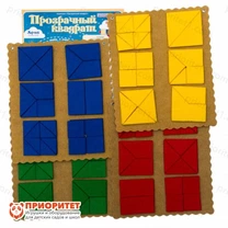 Игра «Прозрачный квадрат Ларчик» (ковролин, синий)