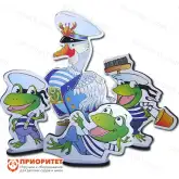 Комплект персонажей «Гусь и Лягушки» (подставка)1