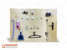 Стенд для развития бытовых навыков «В прихожей комнате»1