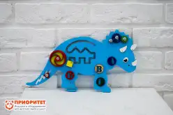 Бизиборд «Лазурный динозаврик»1