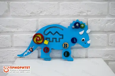 Бизиборд «Лазурный динозаврик» Бизиборд «Лазурный динозаврик»