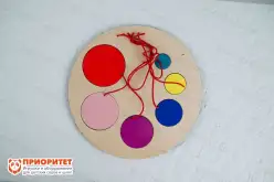 Тактильно-развивающая панель «Палитра»1