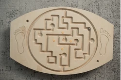 Балансировочная доска-лабиринт Для ножек №1 (натуральная) Балансировочная доска-лабиринт Для ножек №1 (натуральная)1