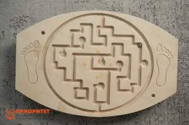 Балансировочная доска-лабиринт «Для ножек №1» (натуральная)