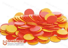 Счетные фишки двухцветные №1 (200 шт.)1