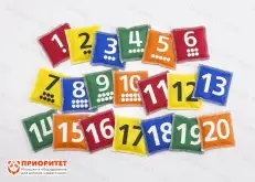 Набор мешочков с цифрами от 1 до 201