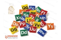 Набор мешочков с английскими буквами (26 шт)