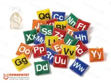 Набор мешочков с английскими буквами (26 шт)1