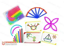 Набор счетных палочек Геостикс «Юниор» с заданиями1