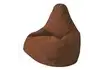 Кресло-мешок «Груша» (микророгожка, коричневый)