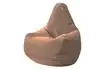 Кресло-мешок «Груша» (велюр, бежевый)