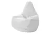 Кресло-мешок «Груша» (велюр, белый)