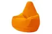 Кресло-мешок «Груша» (велюр, оранжевый)
