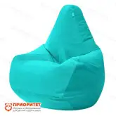 Кресло-мешок «Груша» (велюр, светло-бирюзовый)1