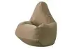 Кресло-мешок «Груша» (велюр бархатистый, бежевый)