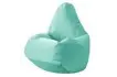 Кресло-мешок «Груша» (велюр бархатистый, мятный)