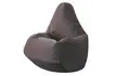 Кресло-мешок «Груша» (велюр бархатистый, серый)