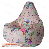 Кресло-мешок «Груша. Принцесски» (велюр)1
