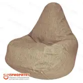 Кресло-мешок «Груша» (рогожка, бежевый)1