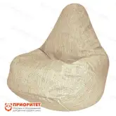 Кресло-мешок «Груша» (рогожка, кремовый)1