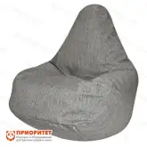 Кресло-мешок «Груша» (рогожка, серый)1