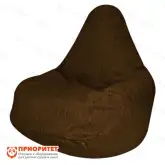 Кресло-мешок «Груша» (рогожка, шоколадный)1