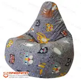 Кресло-мешок «Груша. Крейзикет» (жаккард)1