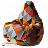 Кресло-мешок «Груша. Ромб-04» (жаккард)1