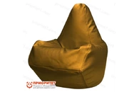 Кресло-мешок «Груша» (экокожа, золотой)