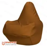 Кресло-мешок «Груша» (экокожа, коричневый)1