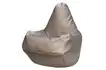 Кресло-мешок «Груша» (экокожа, серебристый)